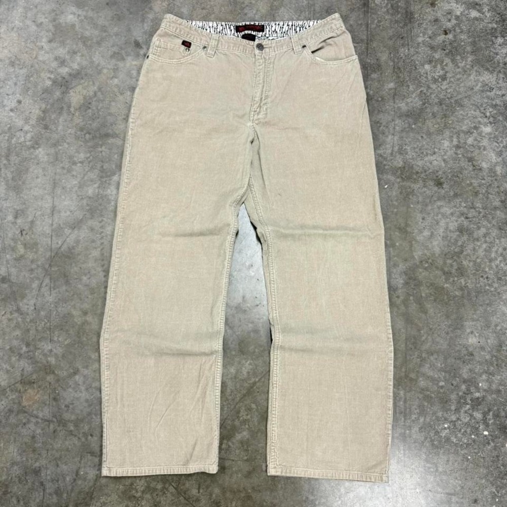 Vintage Y2K Tony Hawk Beige Corduroy Baggy Jeans 34x30